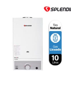 Calefon 10 Litros Tiro Natural Gas Licuado Splendid