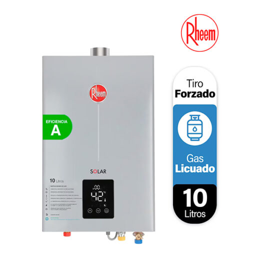 Calefon 10 Litros Tiro Forzado Gas Licuado Rheem