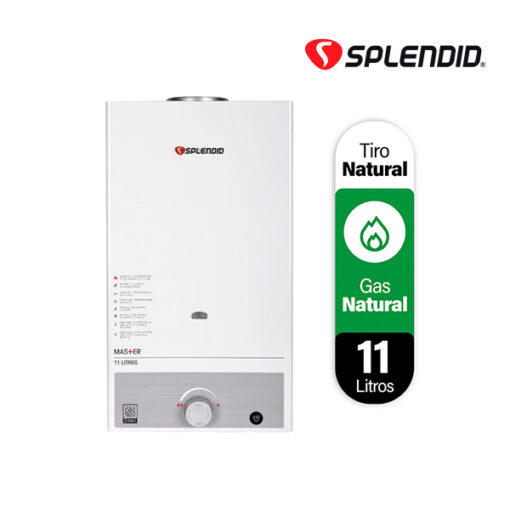 Calefon 11 Litros Tiro Natural Gas Natural Splendid