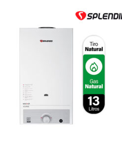 Calefon 13 Litros Tiro Natural Gas Natural Splendid