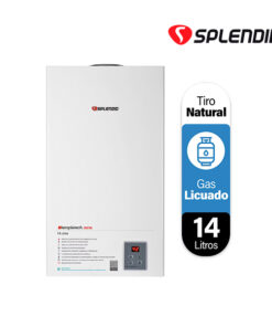 Calefon 14 Litros Tiro Natural Gas Licuado Splendid