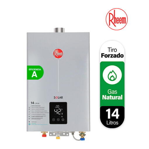 Calefon 14 Litros Tiro Forzado Gas Natural Rheem