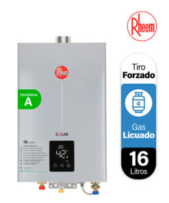 Calefon 16 Litros Tiro forzado gas licuado rheem