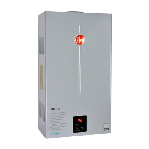 Calefon Digital 10 Litros Gas Licuado Tiro Natural Rheem - Imagen 2