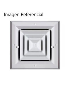 Difusor 30X30 cm de Aluminio con Damper