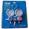 Manifold de Carga VALUE Anticolisión R410a-R22-R407-R134