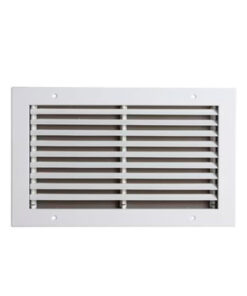 Rejilla de extracción y retorno 35 × 25 cm de Aluminio con Damper